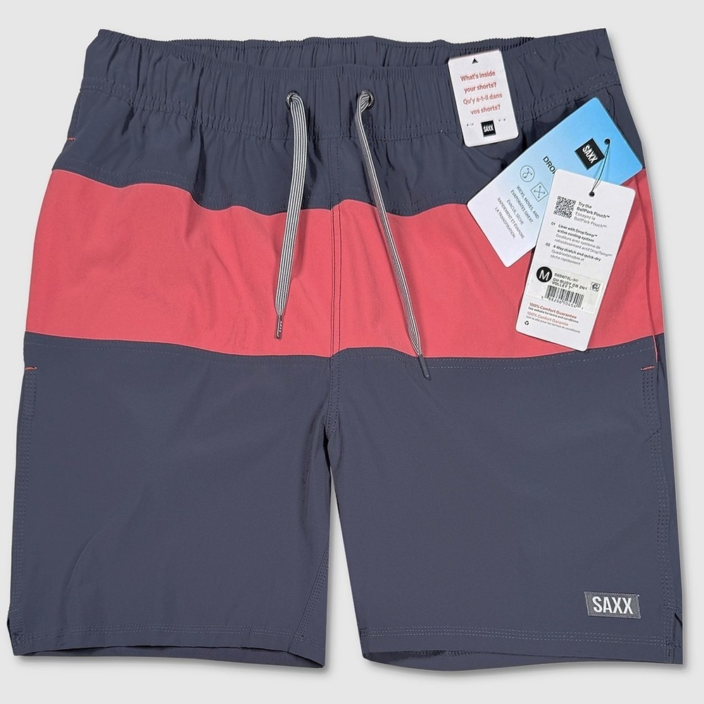 SAXX Oh Buoy 7" Volley  Swimsuit / Swim Trunks - NWT Mens Medium - #49164-H7